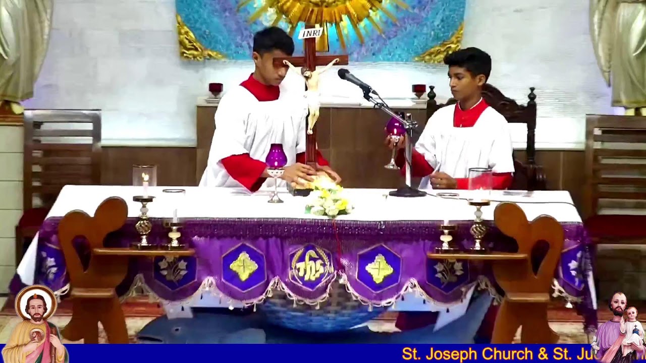 21-02-2026 SATURDAY  05.30 PM Holy Mass St Joseph & St JUDE Church Thevara