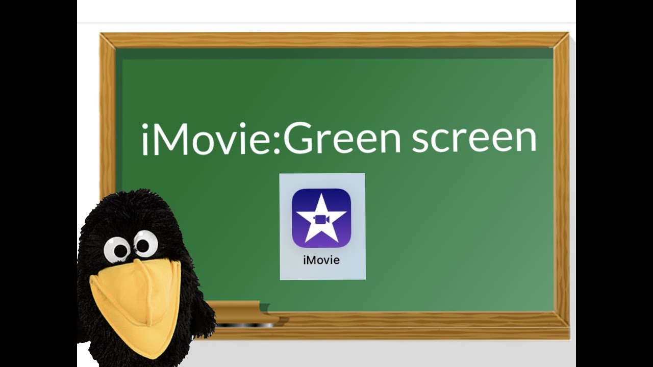 Videos mit Greenscreen - Effekt erstellen #iMovie #digitaler Unterricht in der Grundschule
