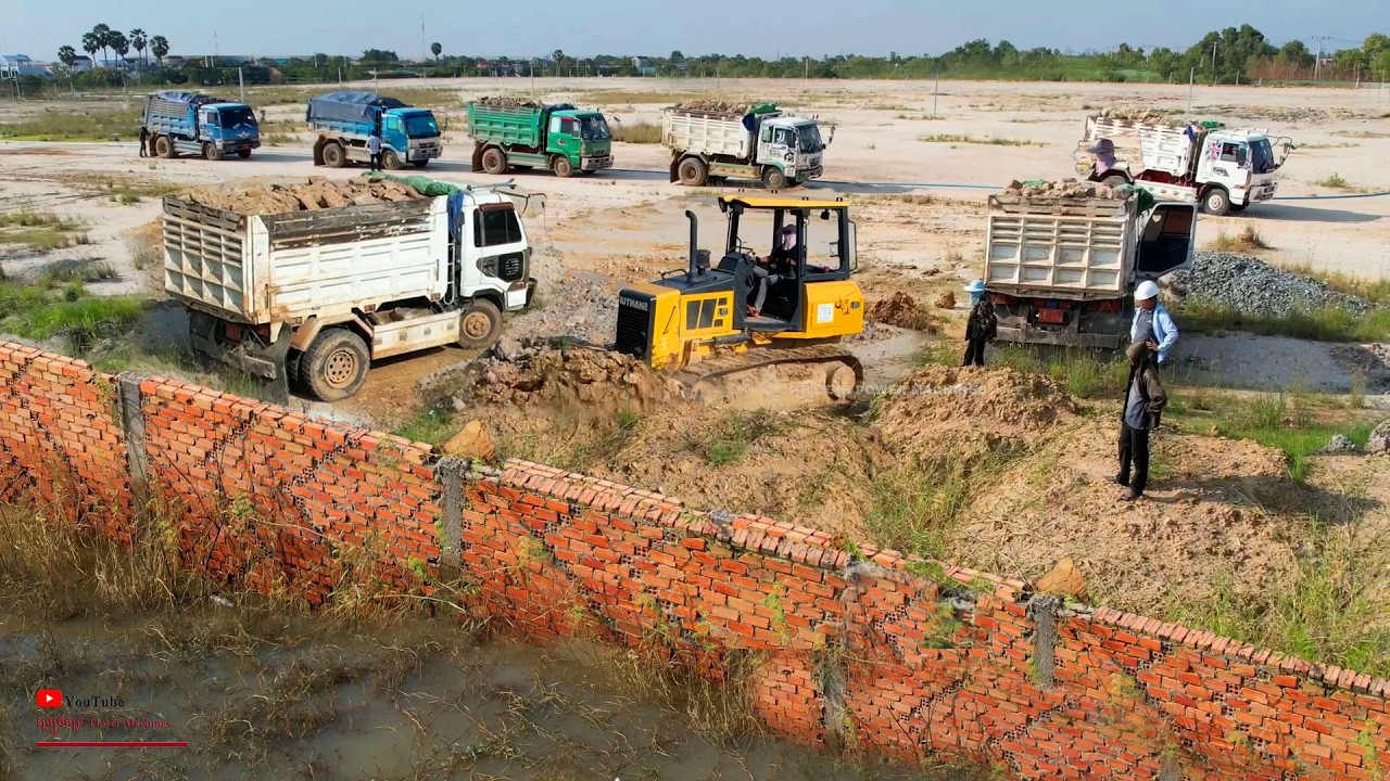 Wow! So Good NEW Starting Project Erase Land Water Fill Create​ Street Join Dozer Partner​ Vehicles
