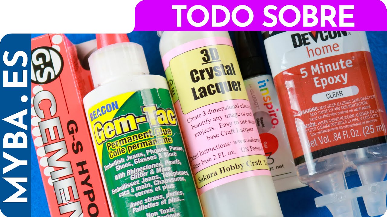 TODO SOBRE: Mis #pegamentos de bisutería, cuáles, cuándo, cómo y por qué.