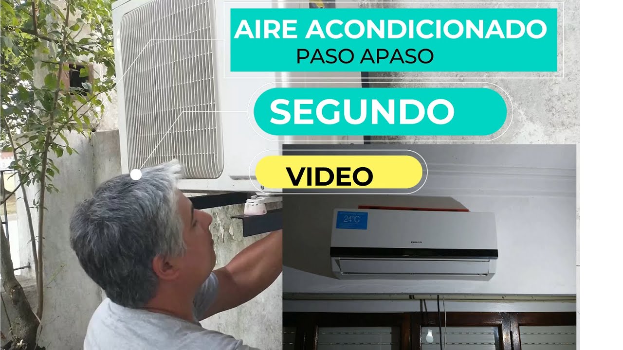 COMO instalar un AIRE acondicionado PART 2