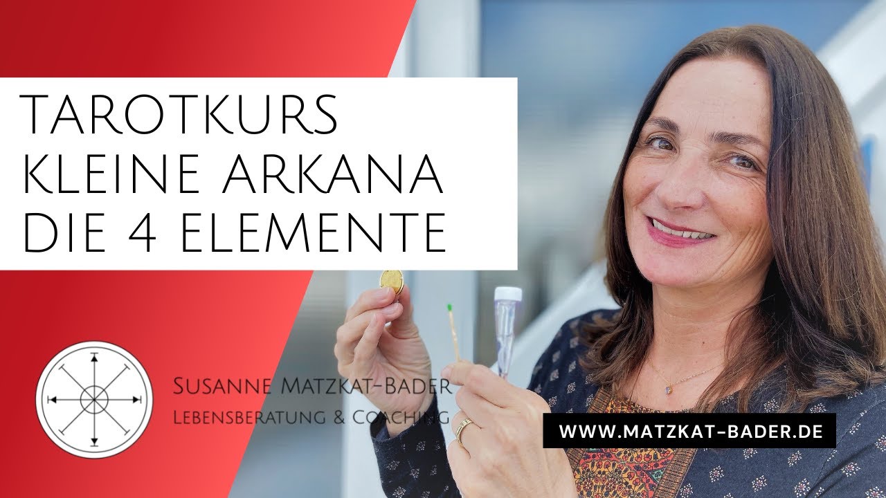 Tarot: Die 4 Elemente in der Kleinen Arkana - eine Reise durch Feuer, Wasser, Luft und Erde!