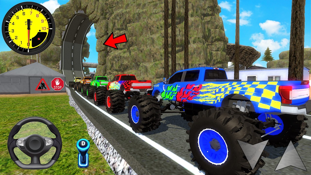 Mega Ramp Stunt Cars Simulator 3D #2 - Monster Truck Impossible Racing - Android IOS | GamePlay 2026