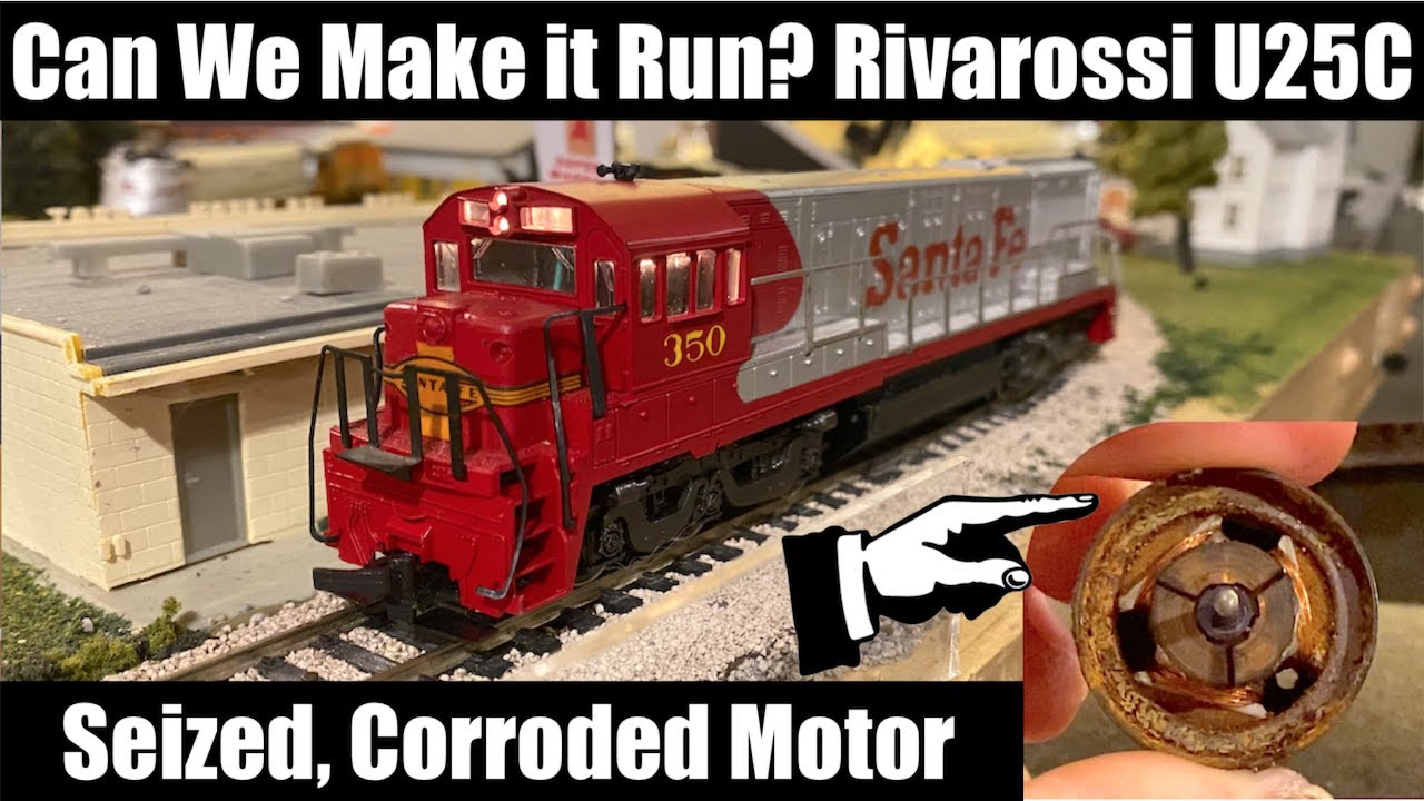 Can We Make it Run? Rivarossi U25C with Seized, Corroded Motor