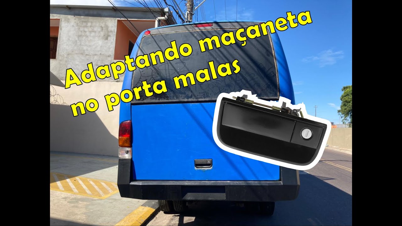 Construindo Motohome Artesanal Diy - Adaptação da Maçaneta do porta Malas Volare A8