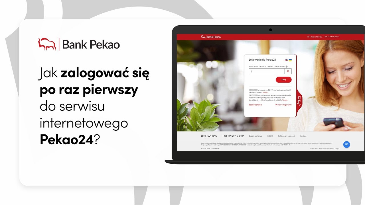 Jak zalogować się po raz pierwszy do serwisu internetowego Pekao24?