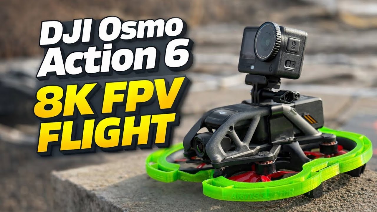 Dji Osmo Action 6 auf der Dji Avata 1: FPV-Flug in echtem 8K