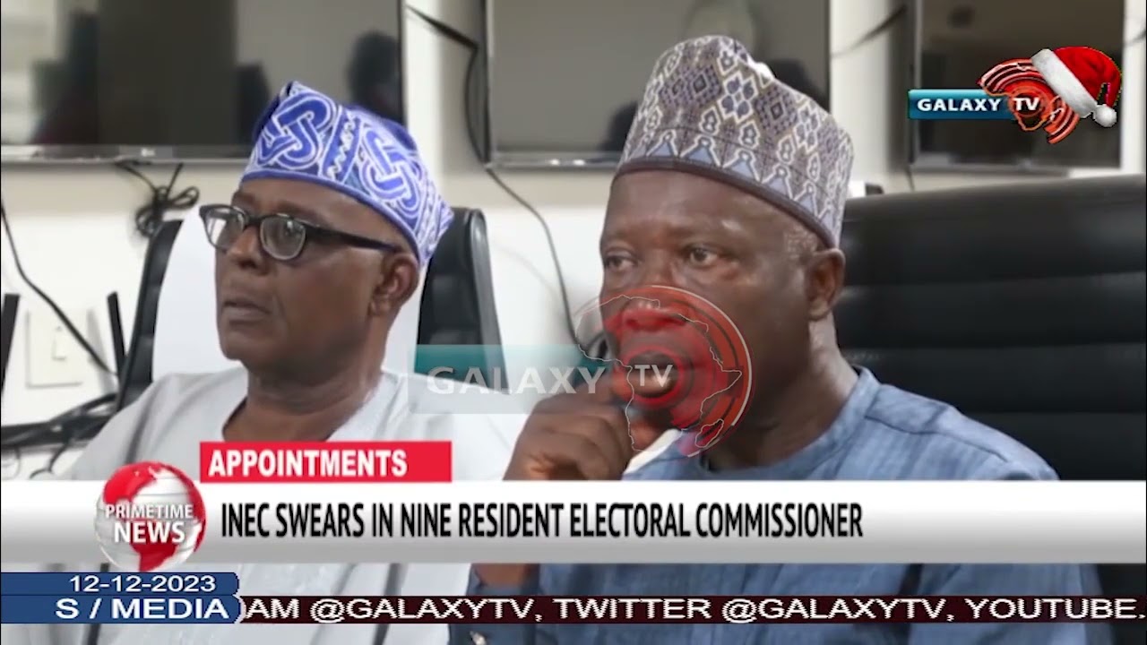 INEC SWEARS IN NINE RESIDENT ELECTORAL COMMISSIONER