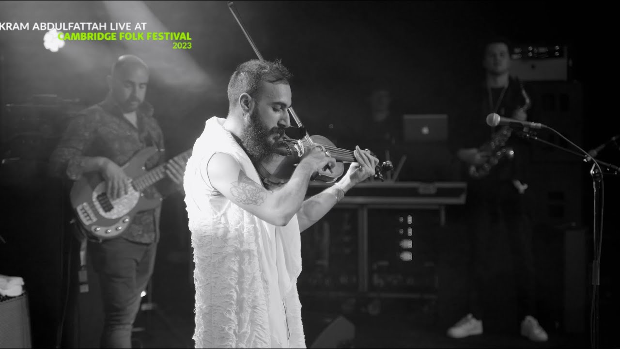 Violin Solo at Cambridge Folk Festival - Akram Abdulfattah تقاسيم كمان أكرم عبدالفتاح في كامبردج