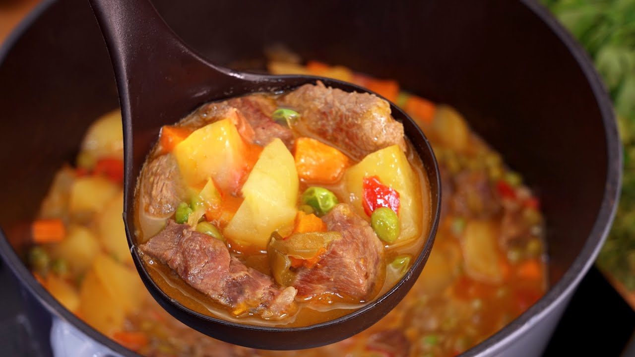 ¡La Mejor Receta de Estofado de Carne que Existe!
