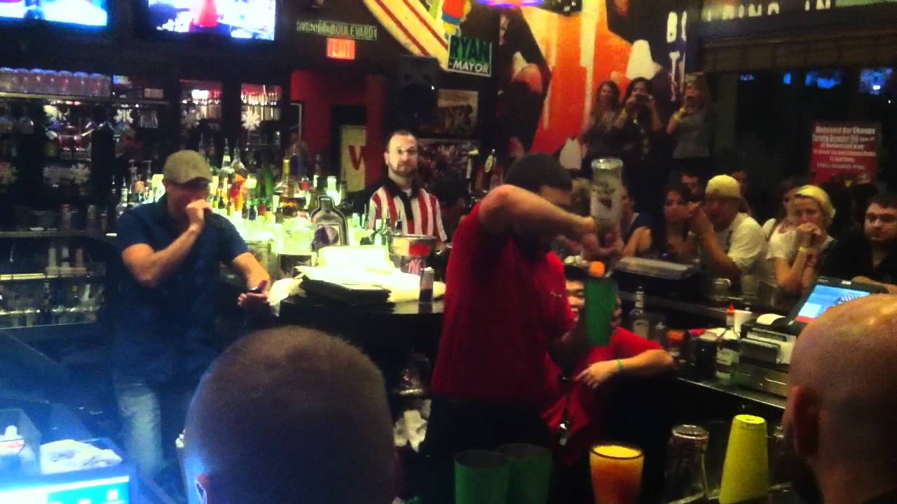Aaron Risken @ T.G.I. Fridays World Bartending Championship 2011 Southeast Divisional