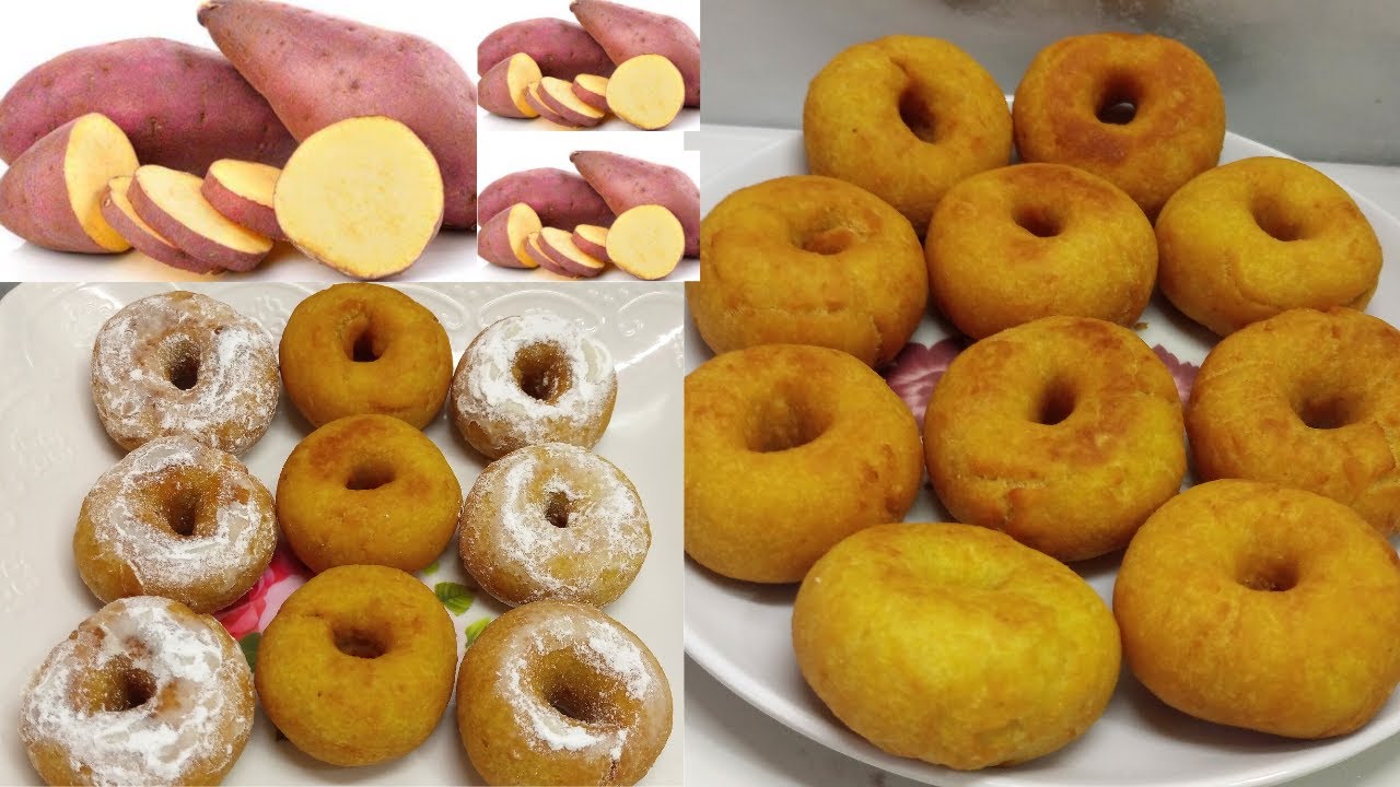 SWEET POTATO DONUTS RECIPE/NGWACI DONUTS/HOW TO MAKE SOFT SWEET POTATO DONUTS AT HOME CRUNCHY DONUTS