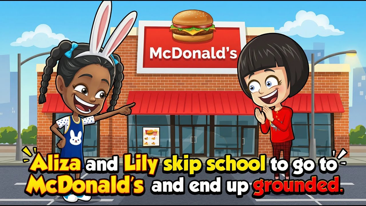 Aliza and Lily skip school to go to McDonald's  / Join Aliza, an amazing girl with an amazing life,
