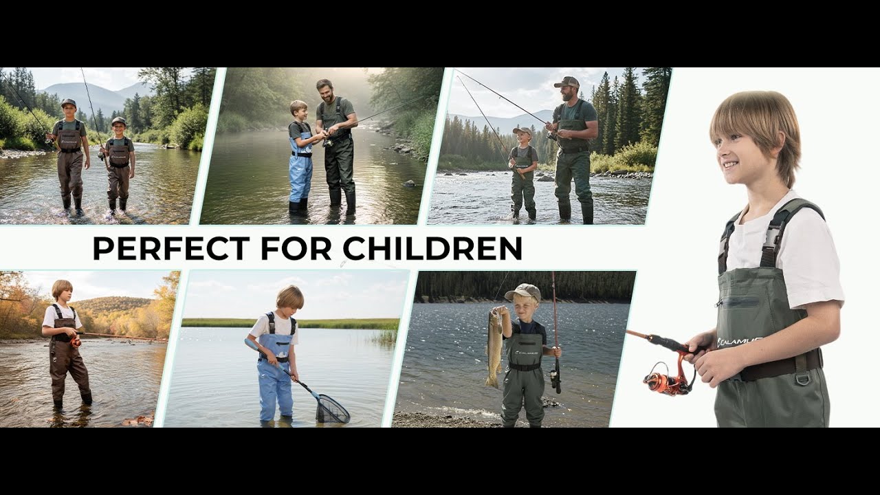 Calamus WaveWalker Chest Waders for Kids