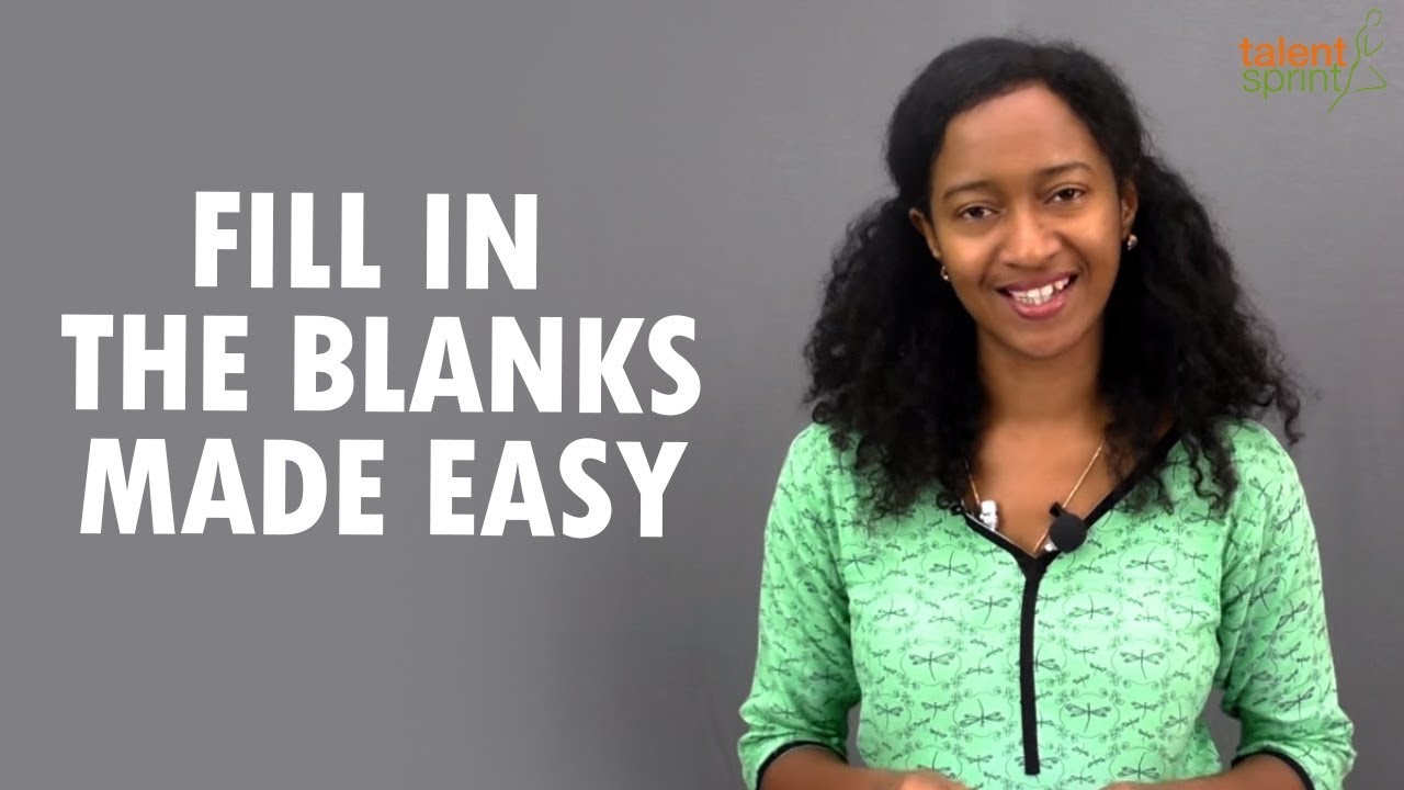 Fill in the Blanks Made Easy