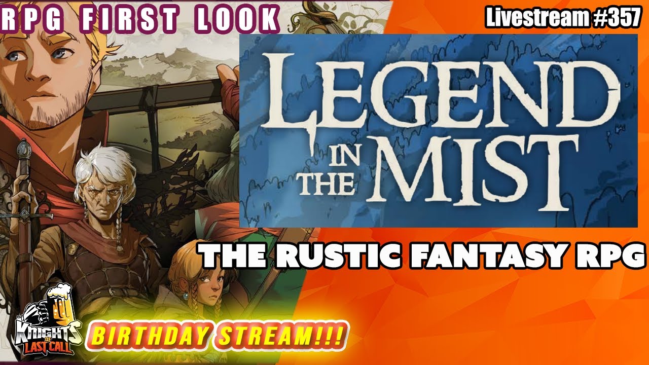 Legend in the Mist - The Rustic Fantasy Role Play Game - RPG First Look  - Livestream #357