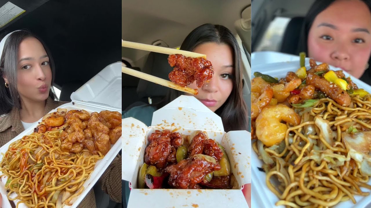 TIKTOK PANDA EXPRESS MUKBANG