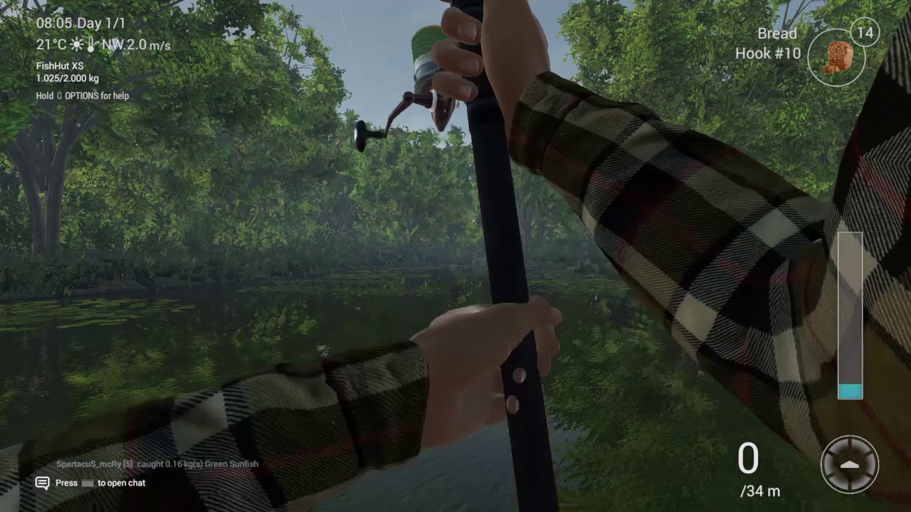 Fishing Planet PS4  oltayı uzağa atma