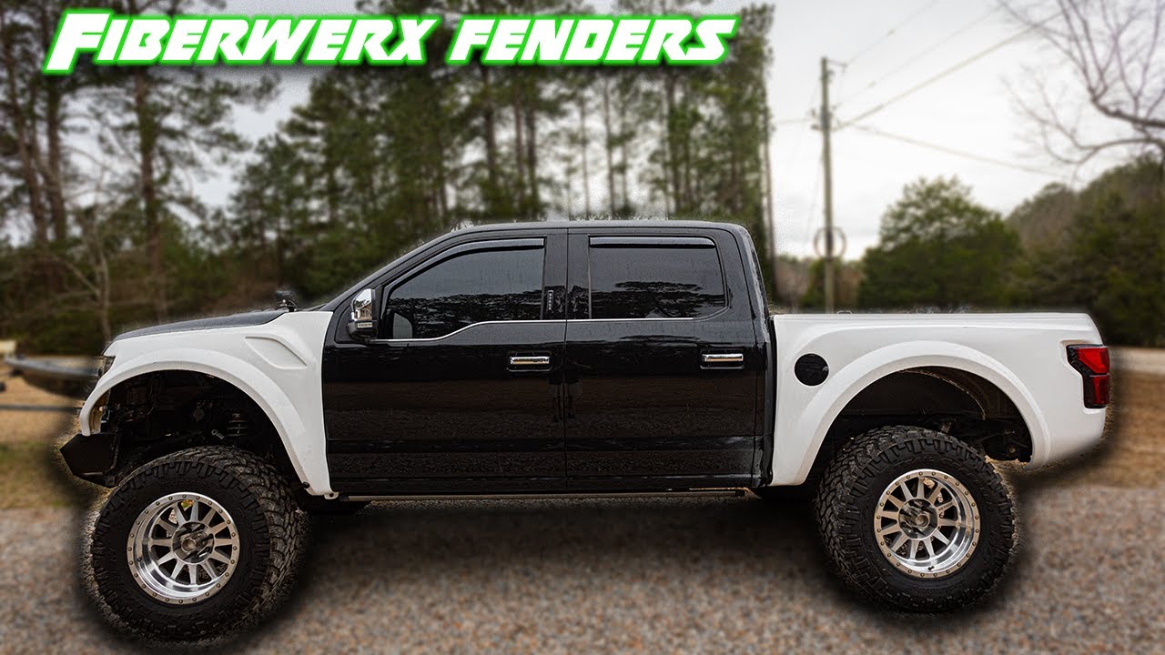 Fiberwerx Fender install on my F150 Platinum Prerunner Build