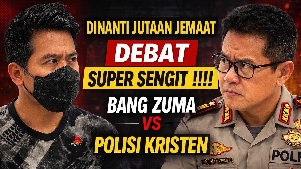 DINANTI JUTAAN JEMAAT ‼️ DEBAT BERBAHAYA ~ Bang ZUMA Vs POLISI KRISTEN