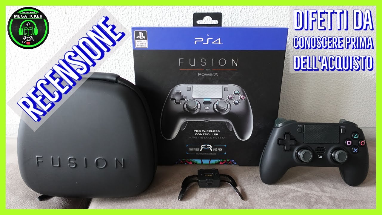 FUSION PowerA Wireless PS4 RECENSIONE [ITA] - ATTENZIONE Info molto importanti prima dell'acquisto !