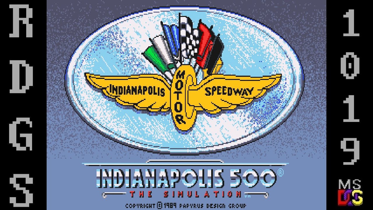 Random DOS Game Show #1019: Indianapolis 500: The Simulation (1989)