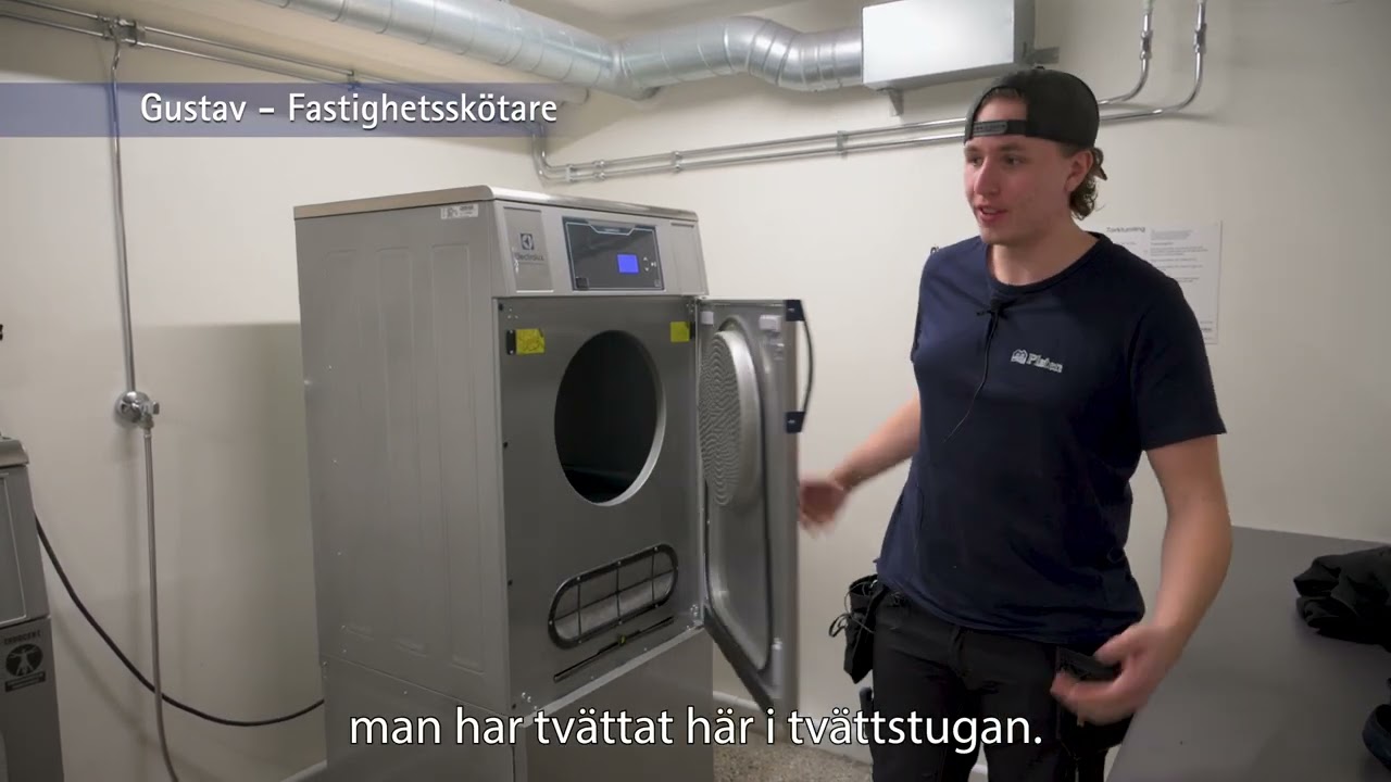 Tvättstugeservice och städning av tvättstuga
