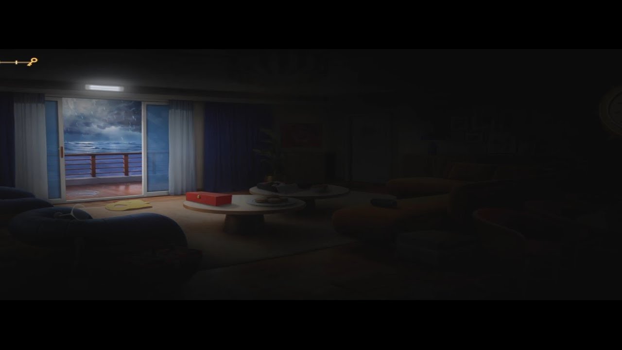 Rooms and Exits Level 1 - Locked in the Storm 🔥 | Dark Waters Walkthrough | Step-by-Step Guide