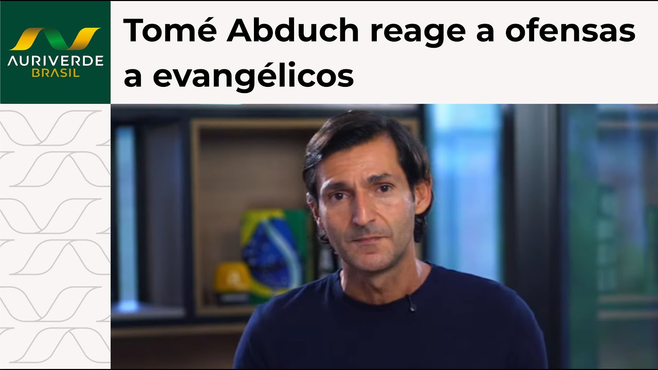 Tomé Abduch critica influenciador após ofensas a evangélicos nas redes sociais