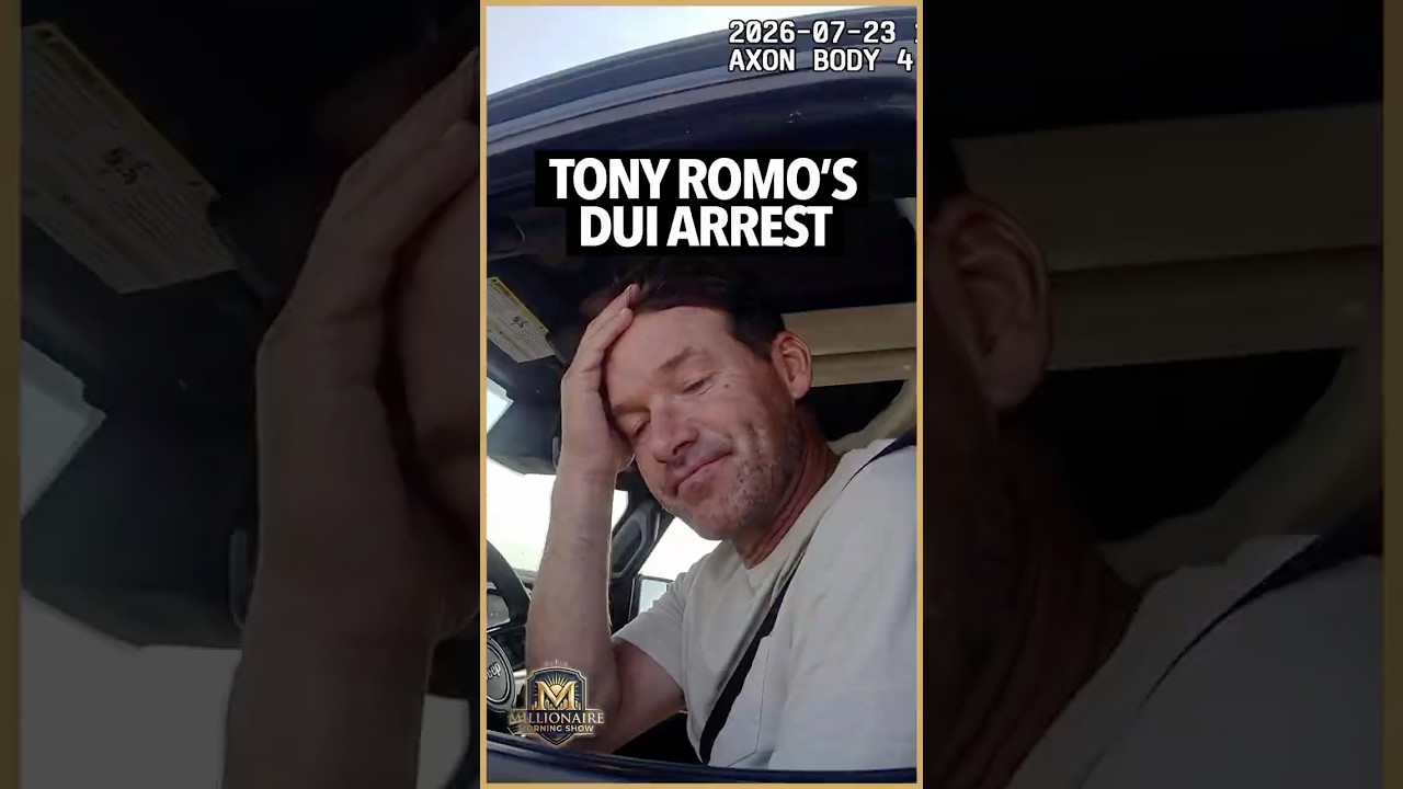 Арест Тони Ромо за вождение в нетрезвом виде попал на видео: он начал делать разминку перед теста...