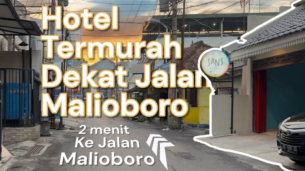 Hotel 100 ribuan dekat Jalan Malioboro‼️Baru dan Harga Murah Banget Jogja Sans Beskalan Yogyakarta