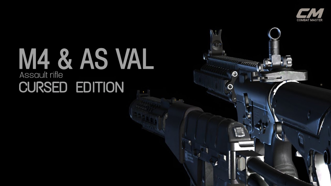 Cursed M4 & AS VAL REMASTERED | COMBAT MASTER CURSED GUNS LOL