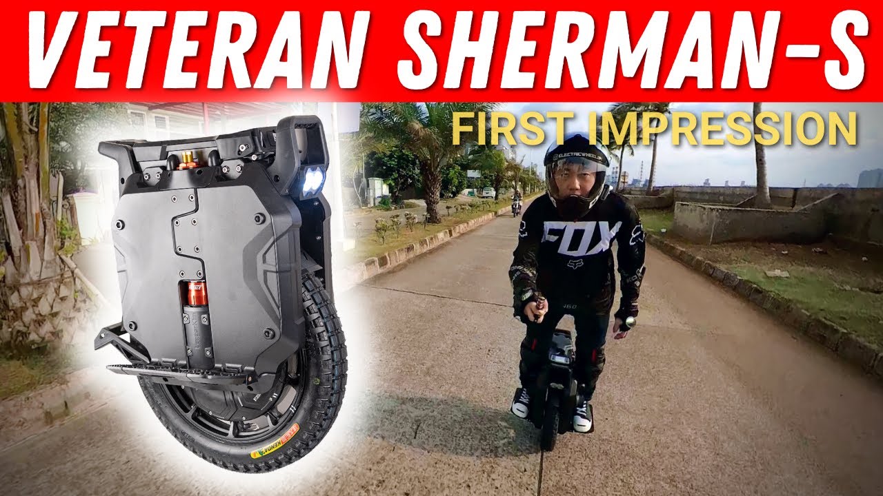 VETERAN SHERMAN S | First Impression Ride | Electric Unicycle EUC INDONESIA