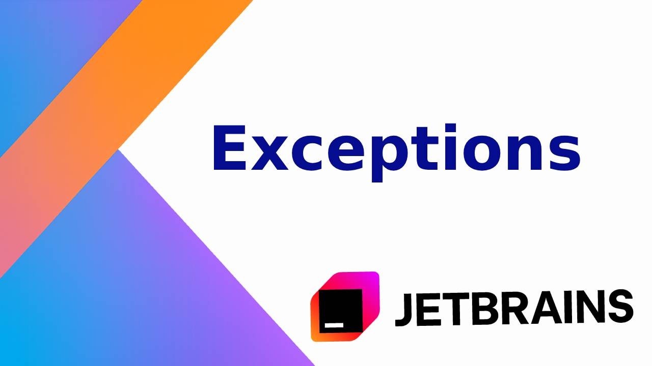 Master Exceptions in Kotlin, handle exception, throw exception, create custom exception #exceptions