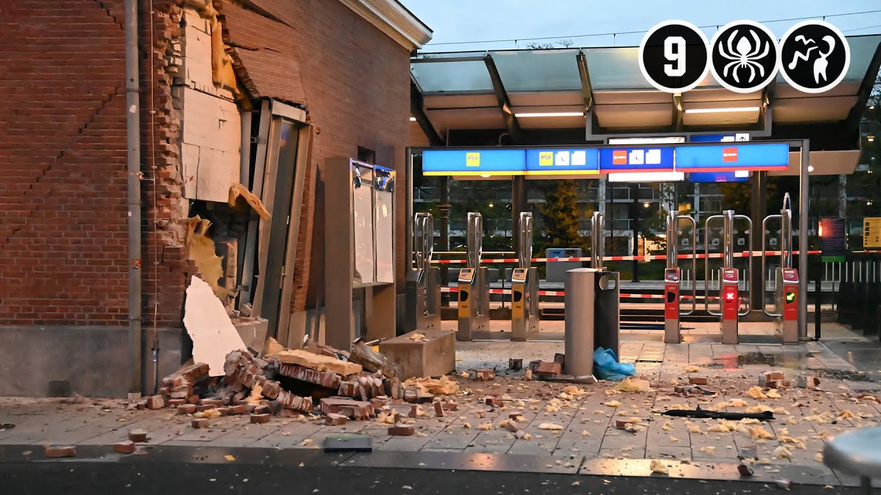 Apeldoorn: Plofkraak geldautomaat bij NS-station