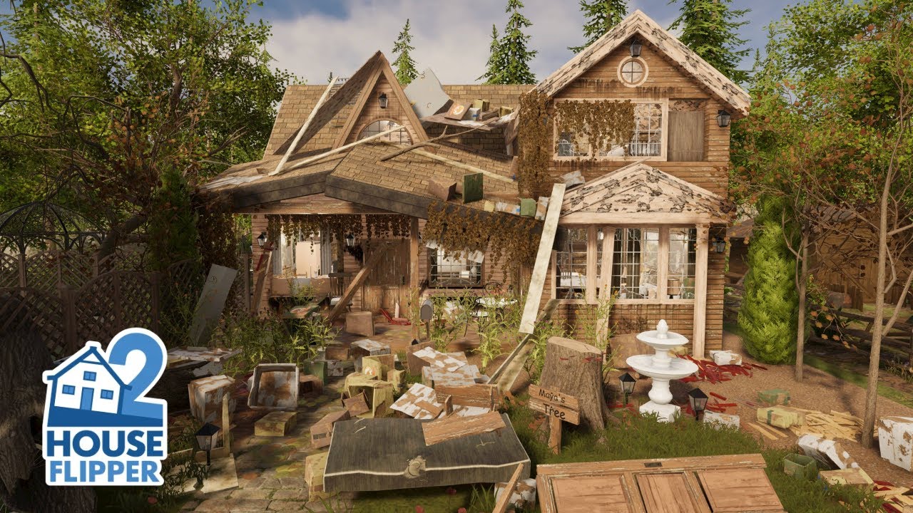 House Flipper 2 - Quaint Forest Home Renovation (Custom Job by littleneonpea)