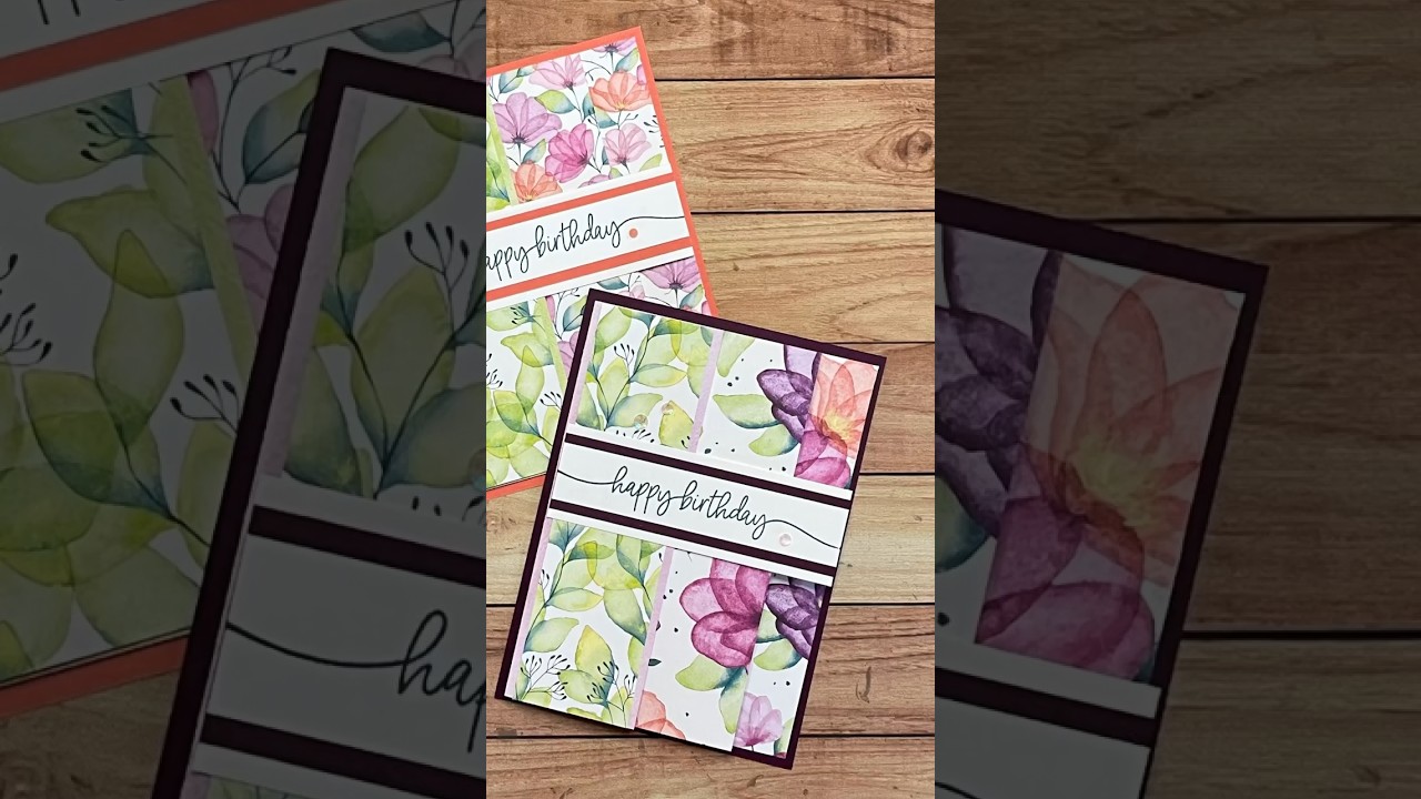 Make a Cute and Easy Accordion Fun Fold Card!