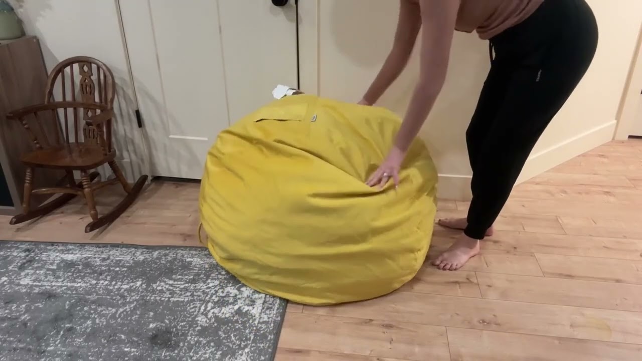 3FT Bean Bag Chair Bean Bag Chairs for Adults Giant Bean Chairs with Velvet Cover Review
