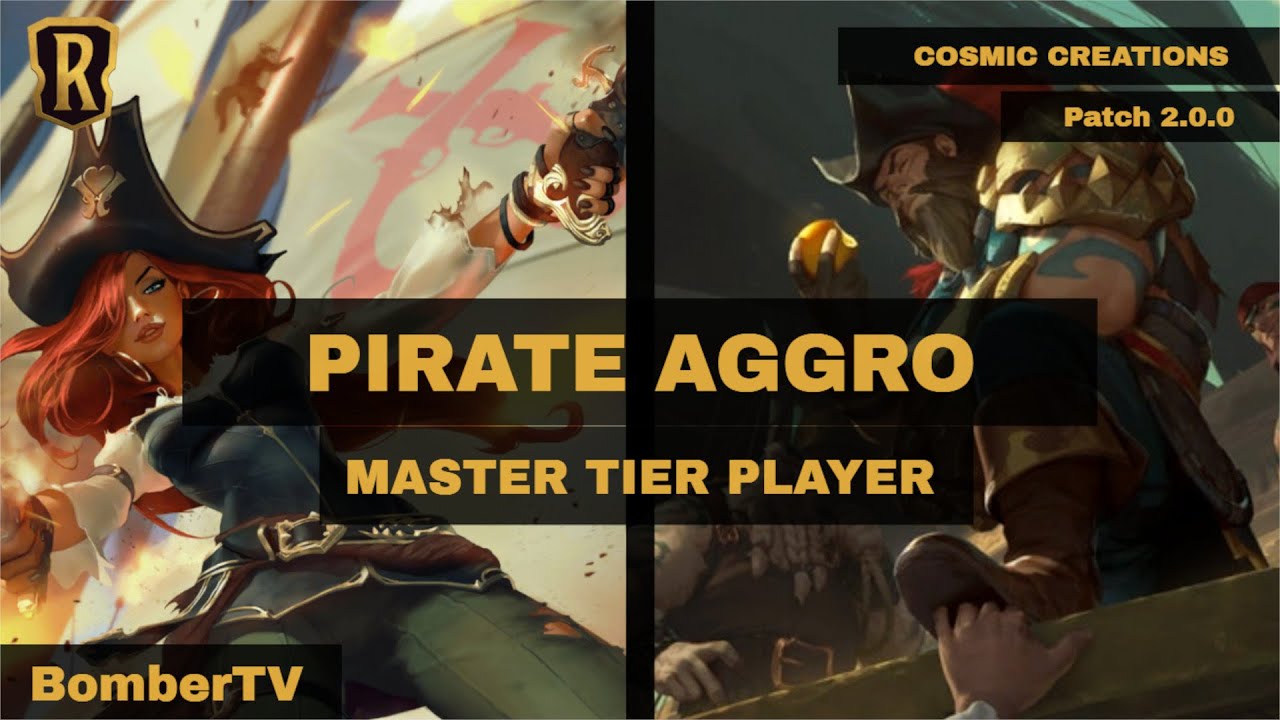 PIRATE AGGRO DECK GUIDE| Best Meta Decks S Tier | Master Player |  Cosmic Creations | BomberTV
