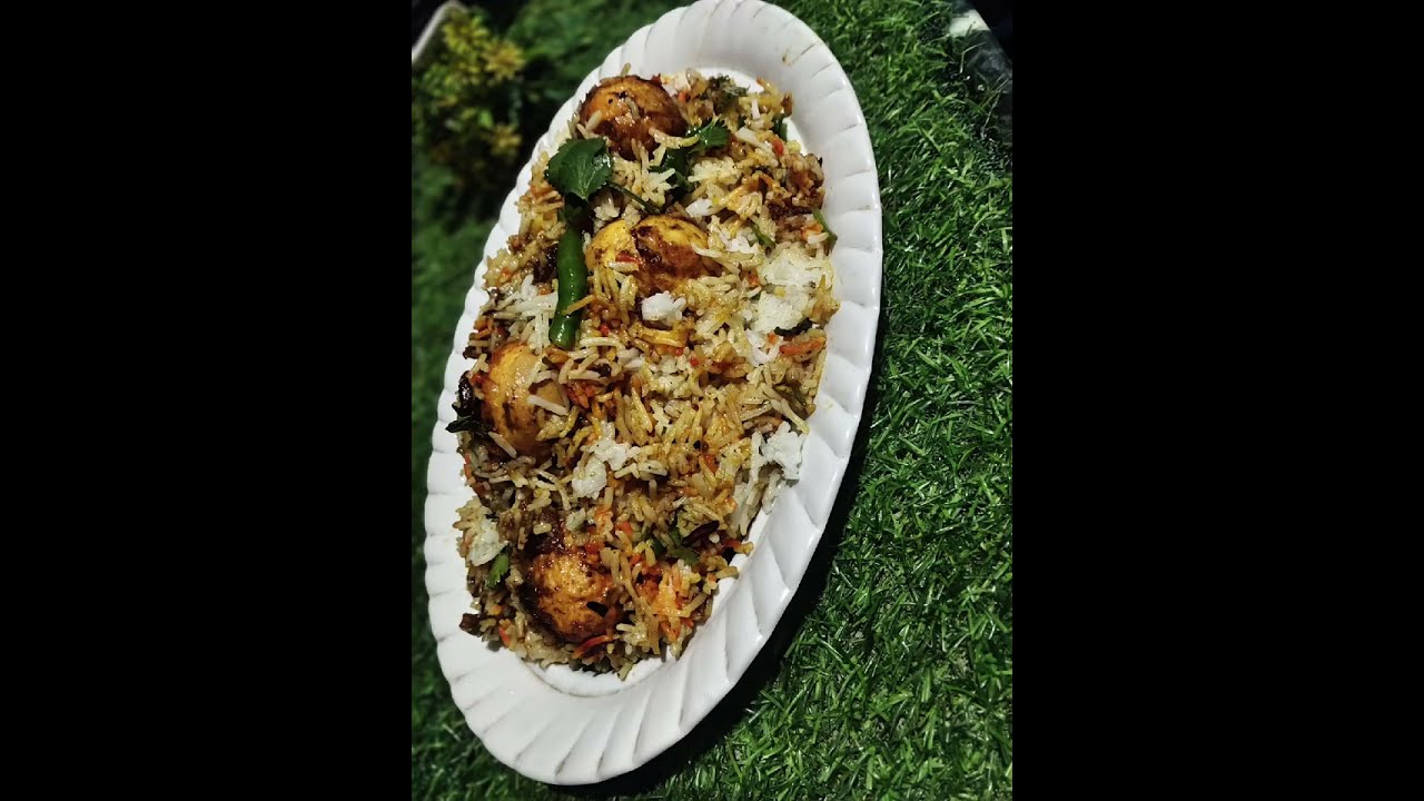 Egg biryani 🍲 Easy biryani recipe 