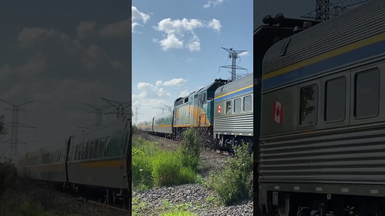 VIA P66/P46 J-Train detouring on the CN York Subdivision