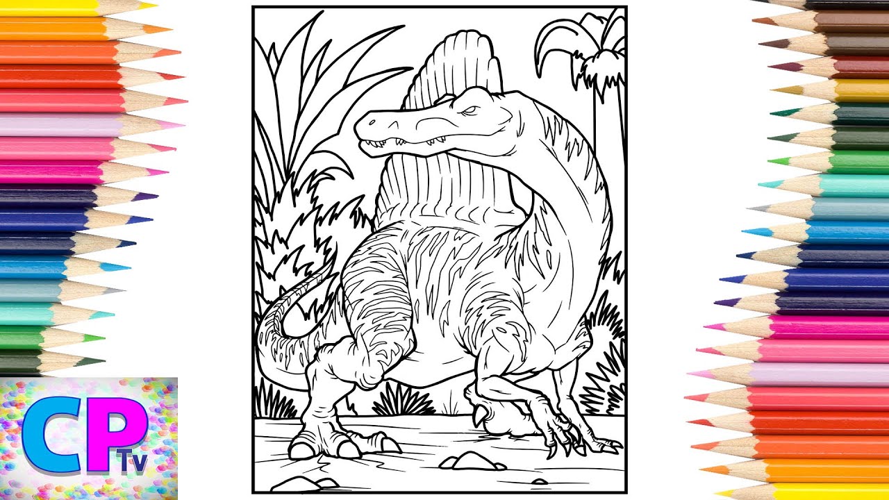 Spinosaurus Coloring Pages/Dinosaurs Coloring/Elektronomia - Sky High [NCS Release]Spinosaurus Video