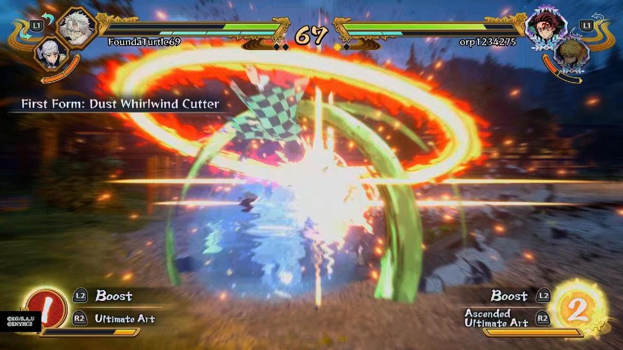 This parry is cool Demon Slayer -Kimetsu no Yaiba- The Hinokami Chronicles 2