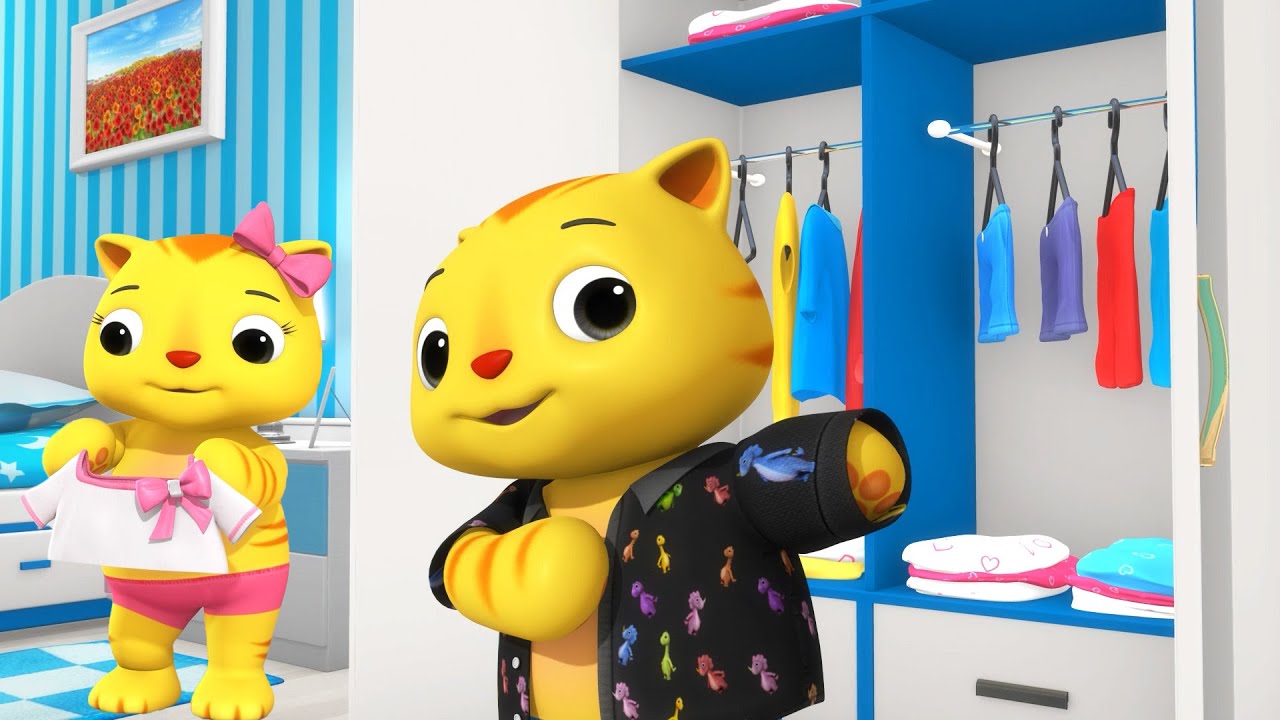 Two Kittens Dress Up for a Party! 🎉😺 | Fun Baby Songs | Classic Baby Songs