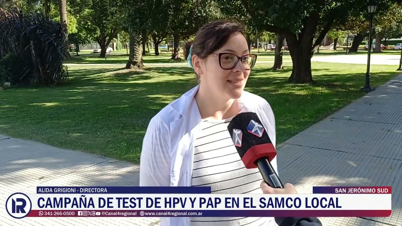 Testeos de HPV y PAP en el SAMCO sanjeronimense