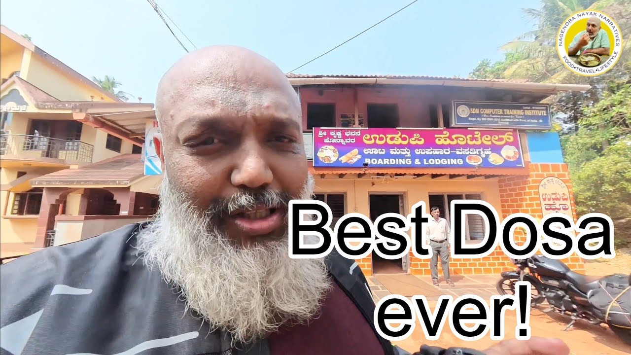 Udupi Hotel, Honnavara. Best Dosa ever #foodreview #restaurantreview #honnavara #honnavar 