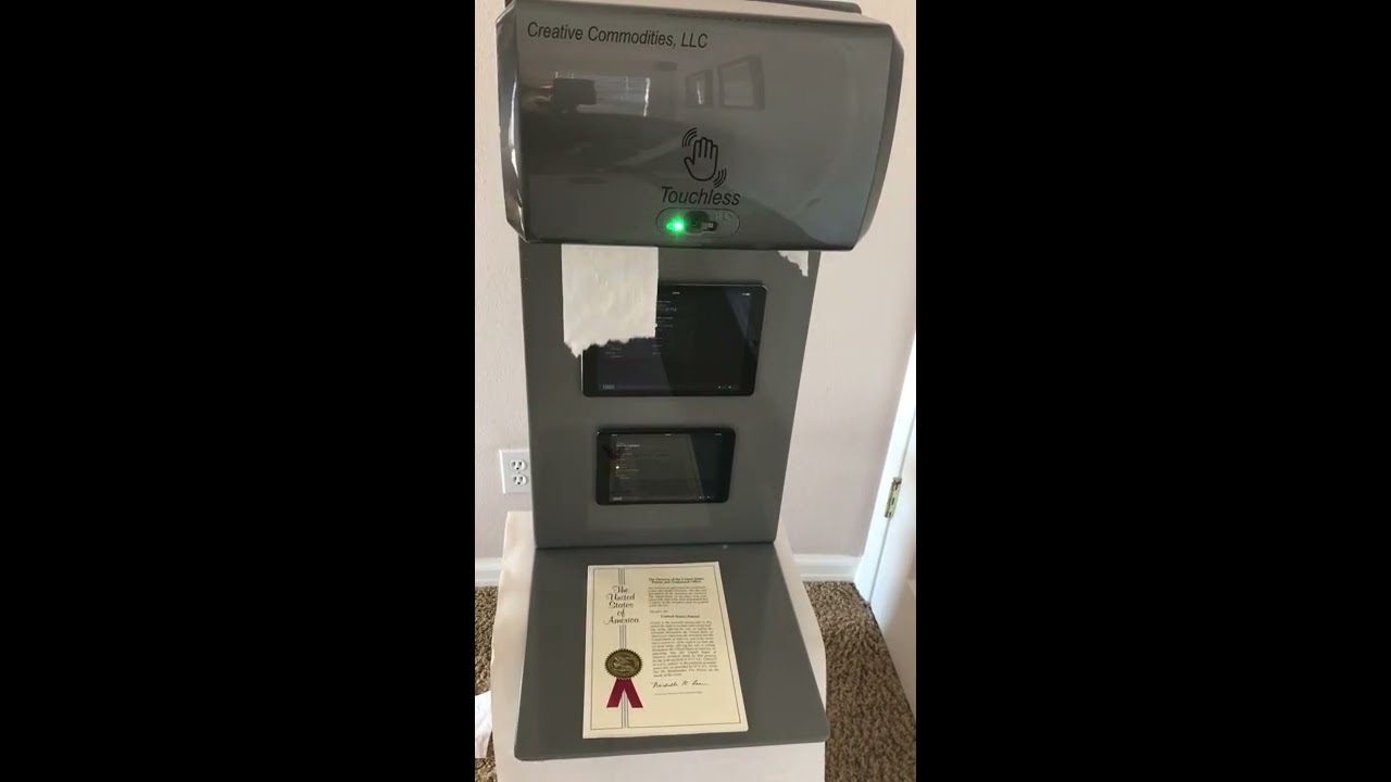 Touchless Toilet Paper Dispenser Demo
