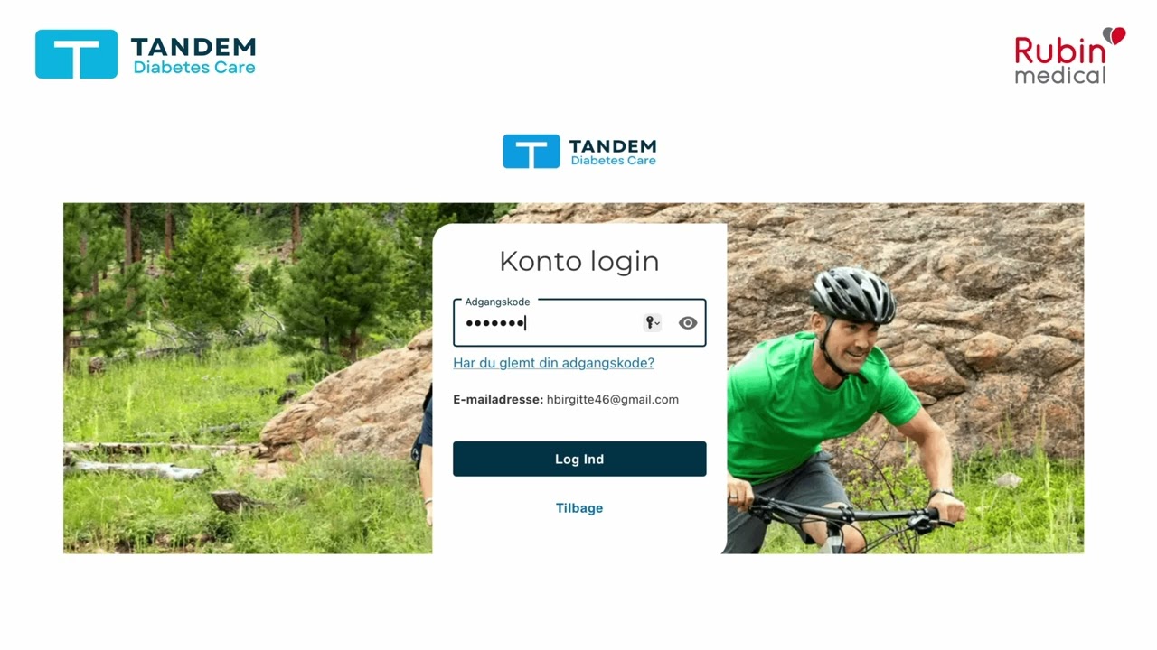 Skapa konto och dela data i plattformen Tandem Source