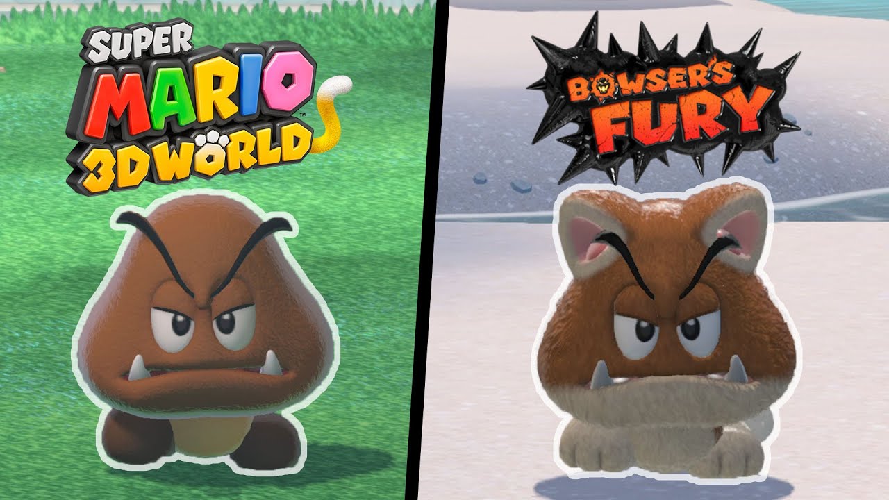 All Normal Enemies VS Cat Enemies in Super Mario 3D World + Bowser's Fury