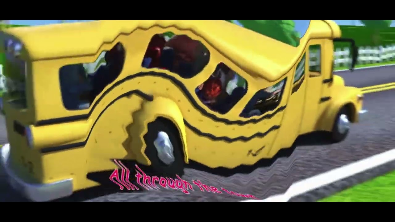Wheels on the bus go round and round (Sponsored By: Klasky Csupo 2001 Effects)